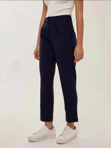 Hiccup Regular Bandplooibroek in Blauw