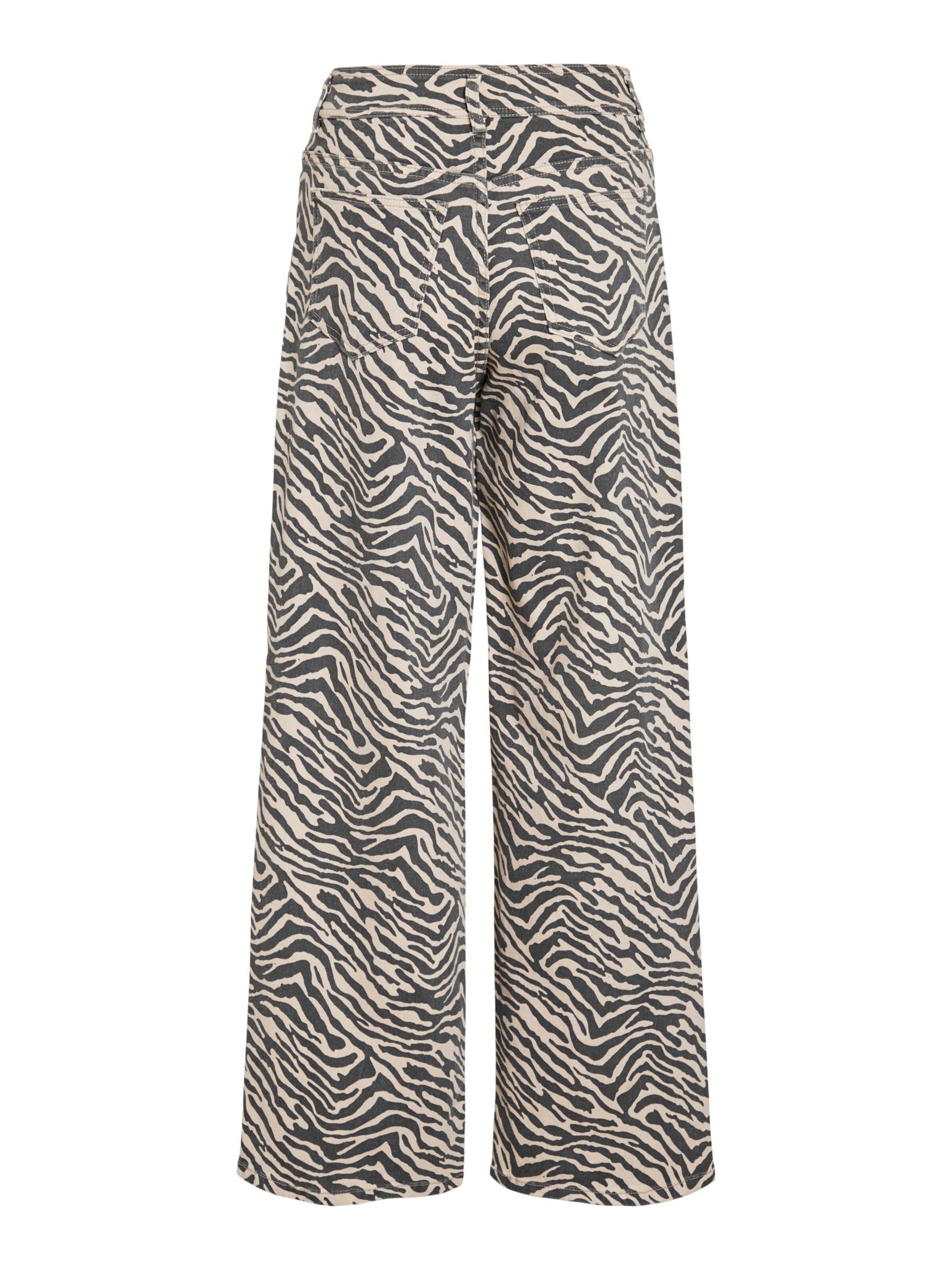 VILA - Loosefit Vaquero en gris