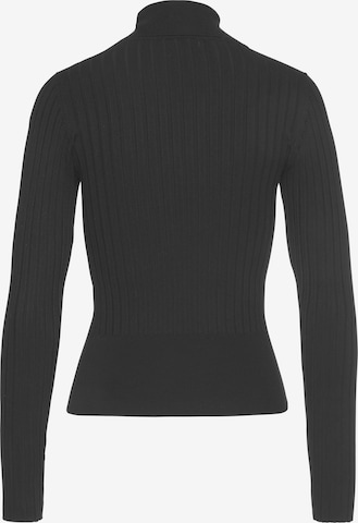 LASCANA Pullover in Schwarz