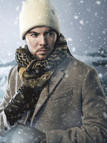 Lucleon Scarf 'Helix' in Beige