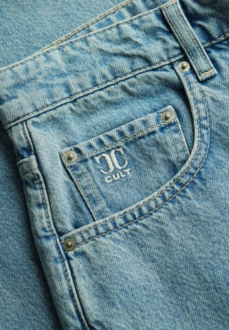 Superdry & Co Wide leg Jeans in Blauw