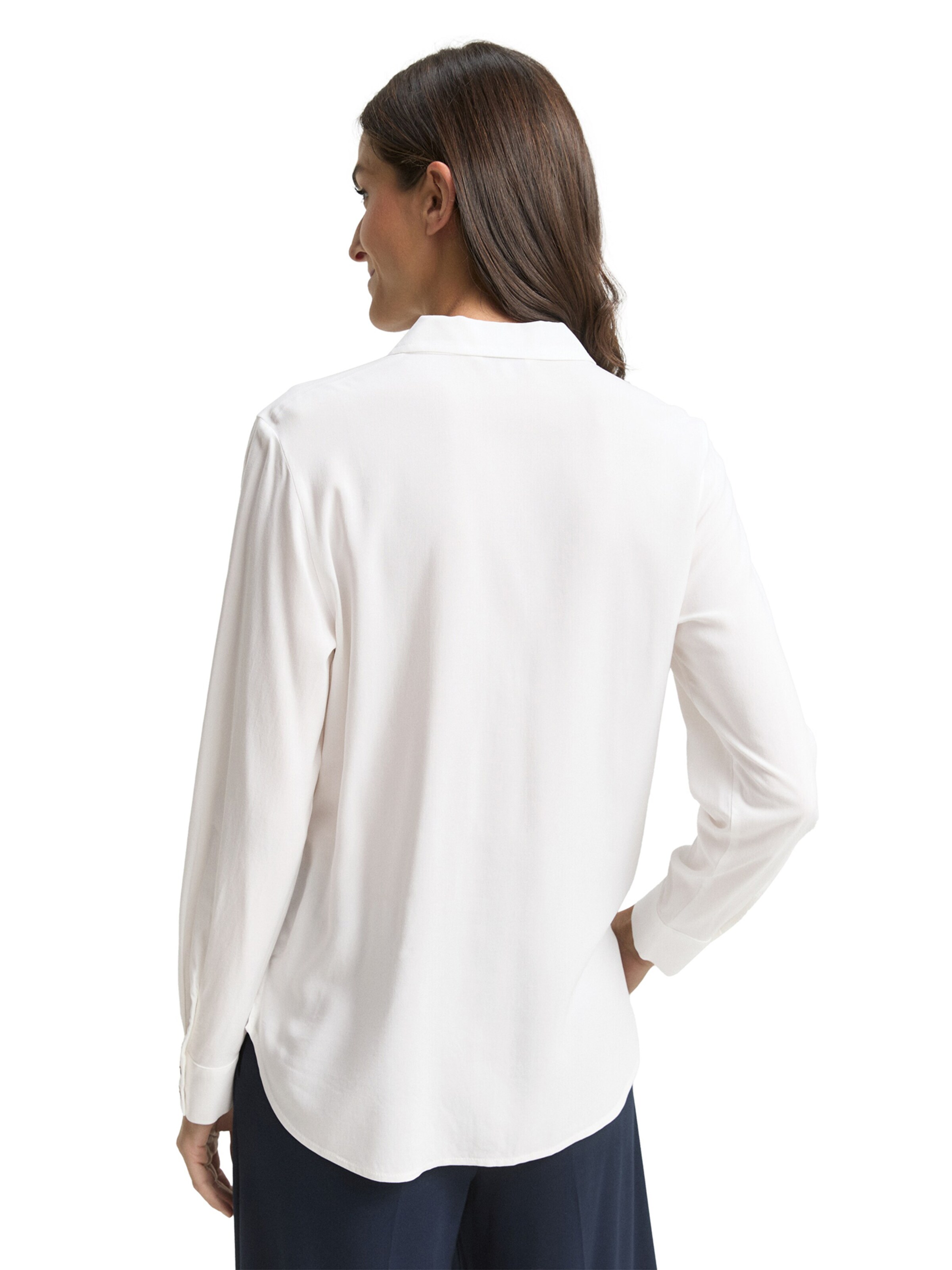 TOM TAILOR - Blusa em branco