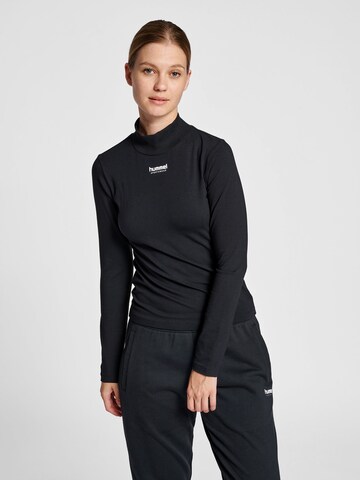 T-shirt fonctionnel Hummel en noir : devant
