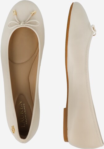 Lauren Ralph Lauren Ballerina 'JAYNA' värissä beige