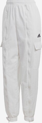 ADIDAS SPORTSWEAR Loose fit Workout Pants 'Dance Versatile ' in White: front
