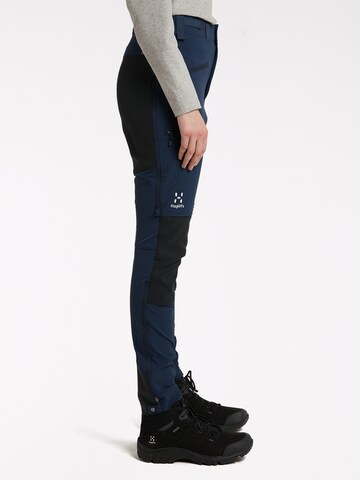 Haglöfs Slimfit Outdoorhose in Blau