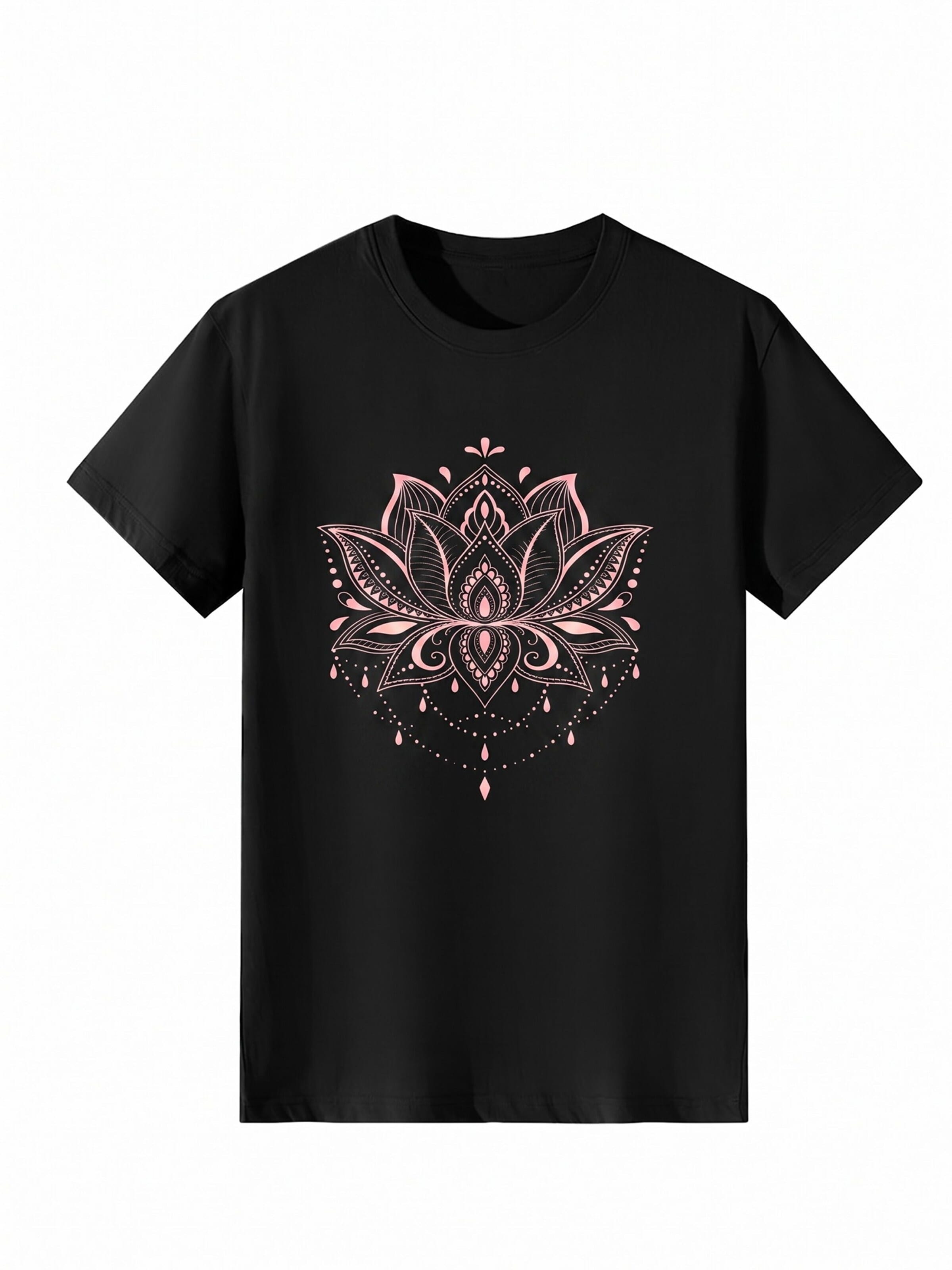 LapaPlus Shirt 'Women's Summer Short Sleeves Tops' in Zwart: voorkant