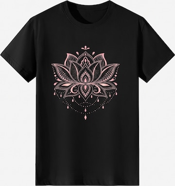 LapaPlus Shirt 'Women's Summer Short Sleeves Tops' in Zwart: voorkant