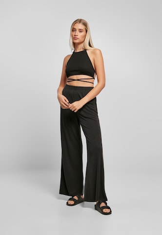 Wide Leg Sweat-shirt Urban Classics en noir