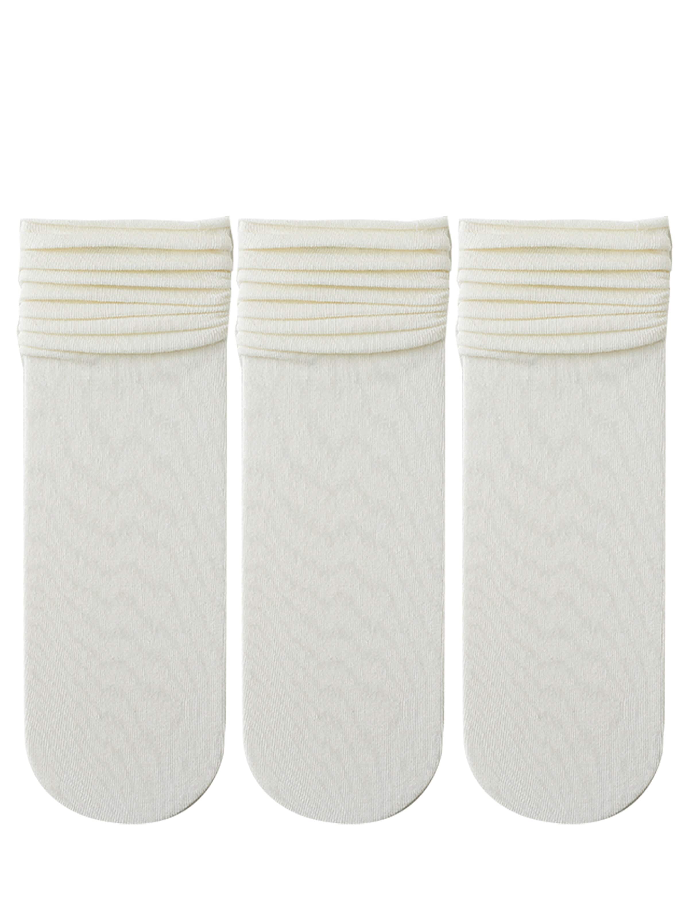 Millo Socks 'Ice Viskose' in White