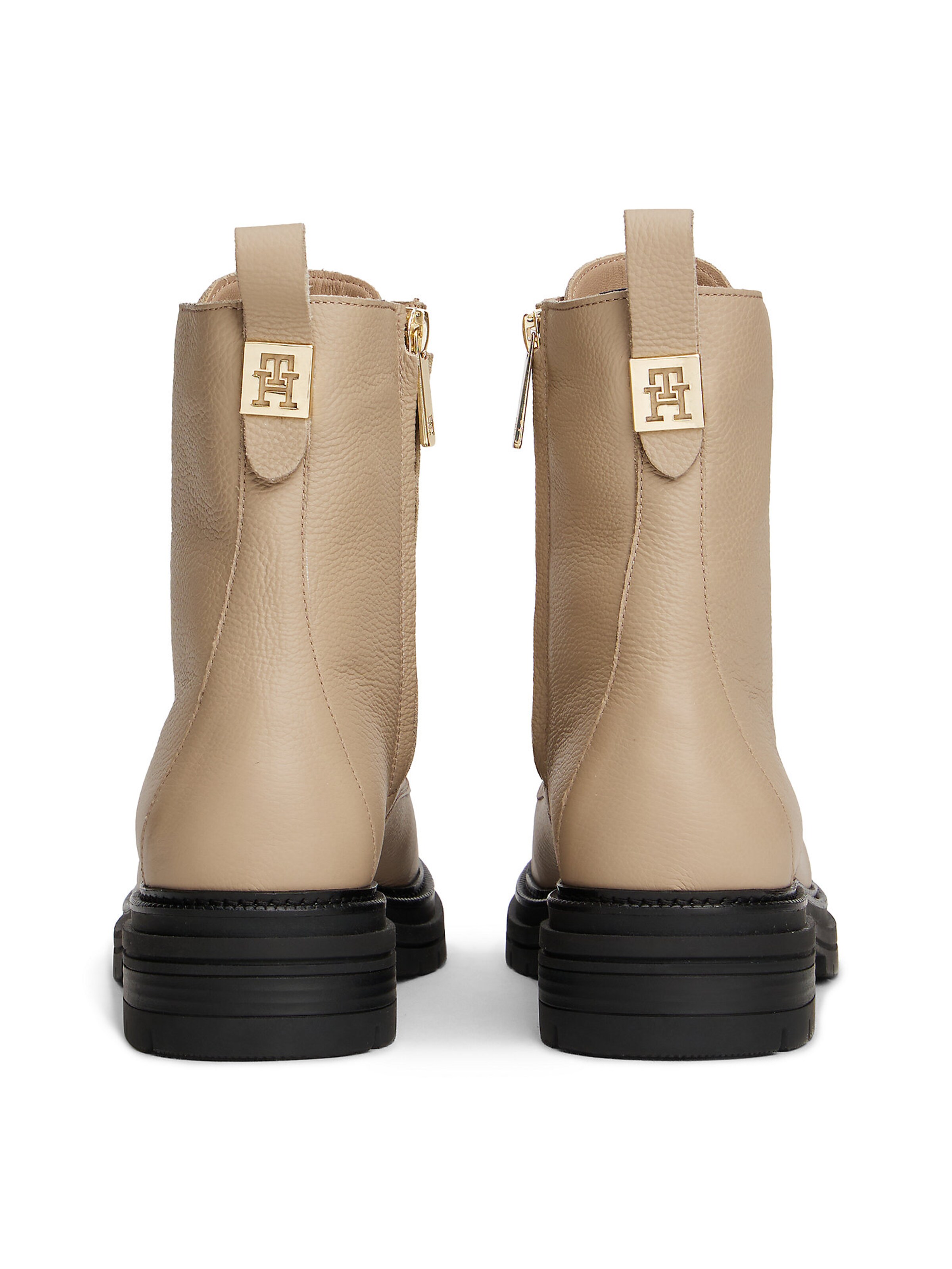 Bottines à lacets TOMMY HILFIGER en beige