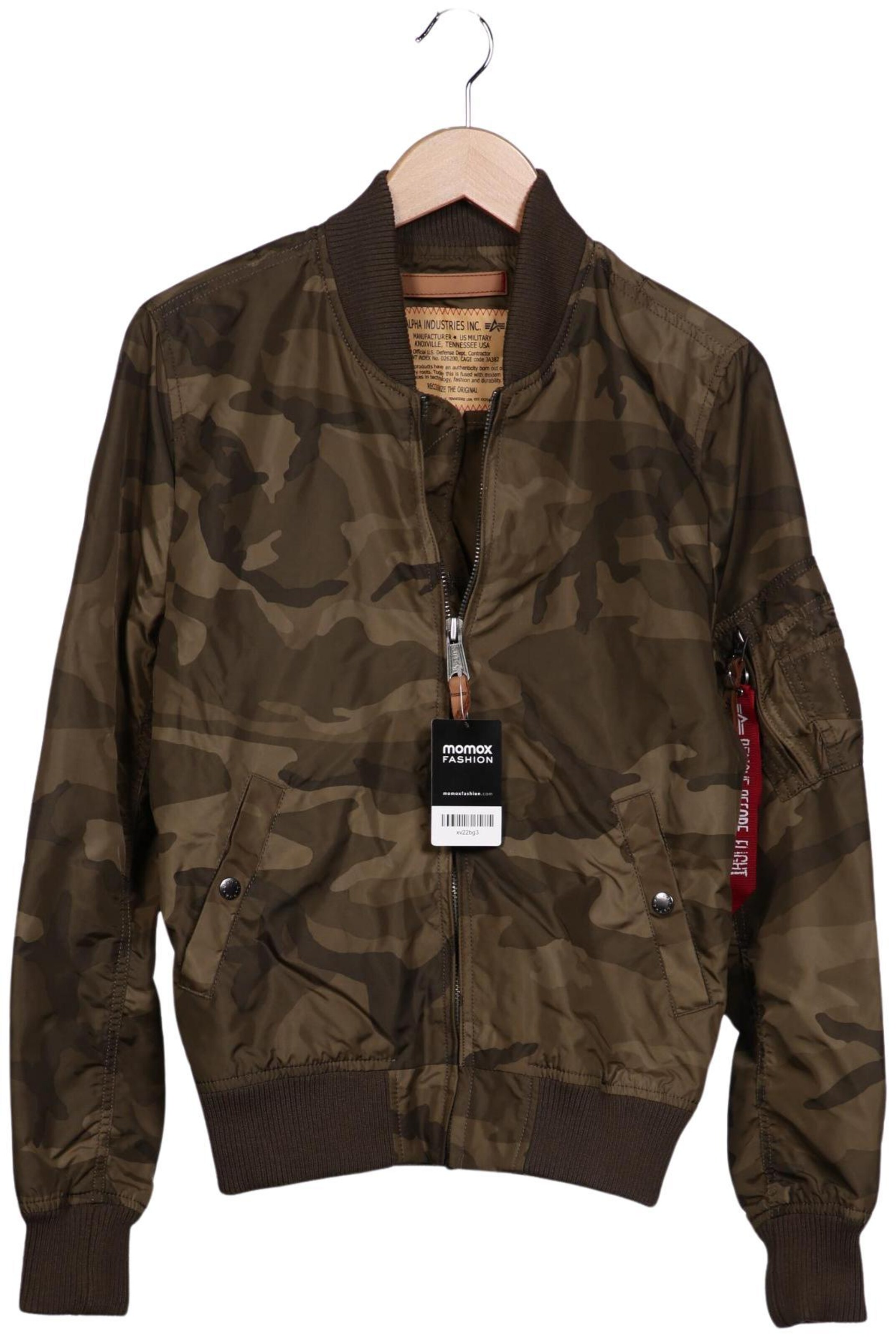 ALPHA INDUSTRIES Jacket & Coat in S in Green: front