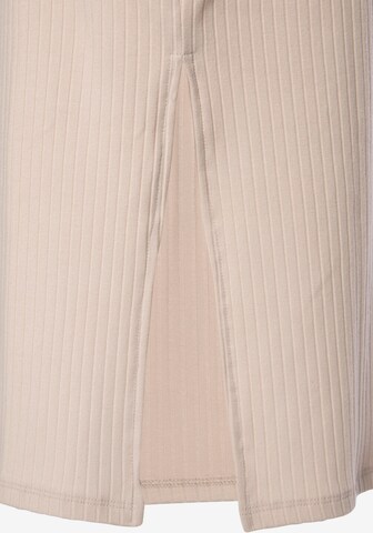 LASCANA Kleid in Beige