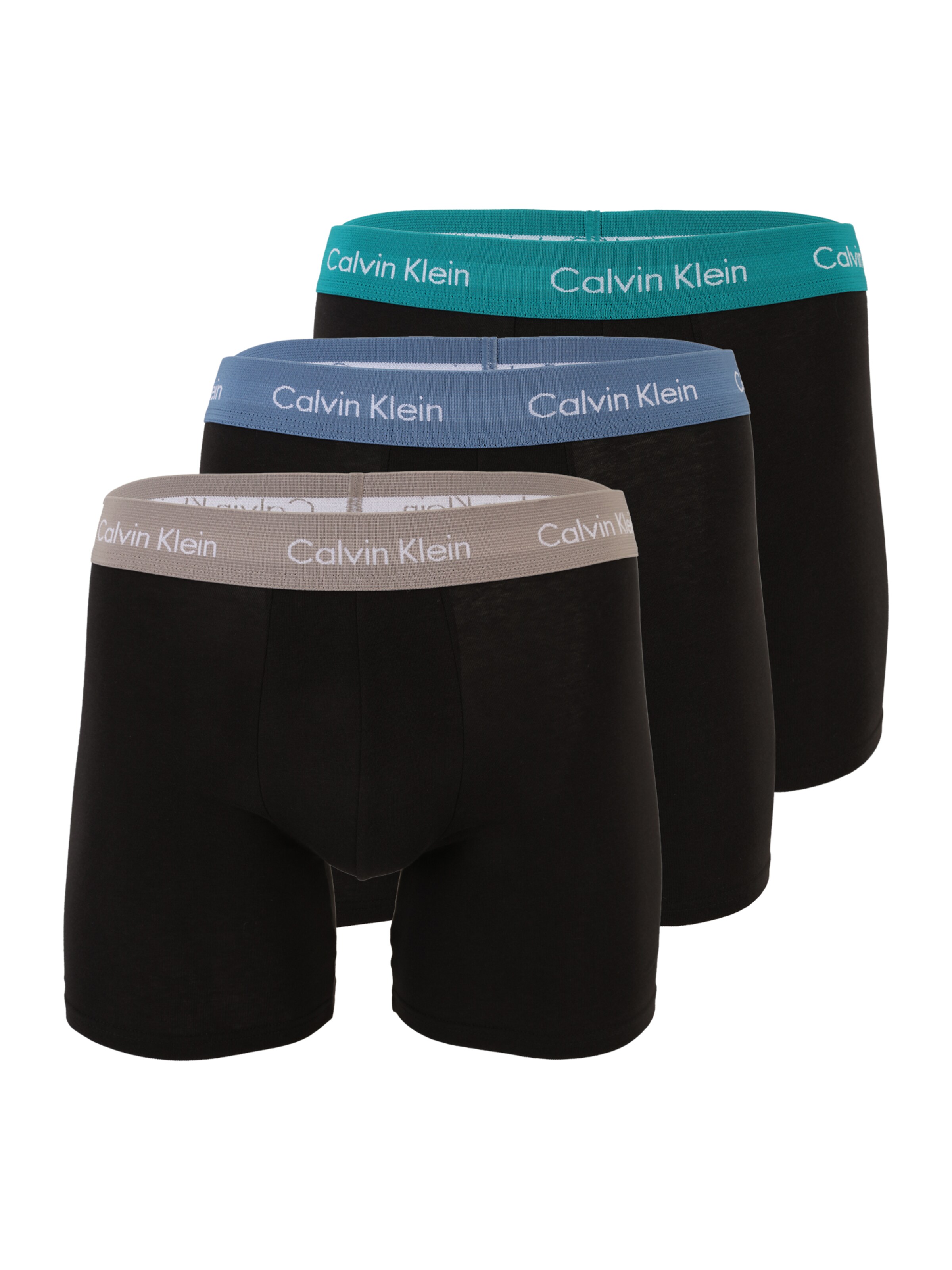 Calvin Klein Underwear Boxershorts i camel / turkos / himmelsblå / svart, Produktvy