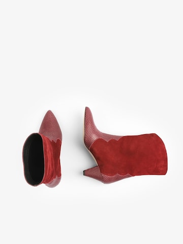 Scalpers Cowboy boot 'Mar' in Red