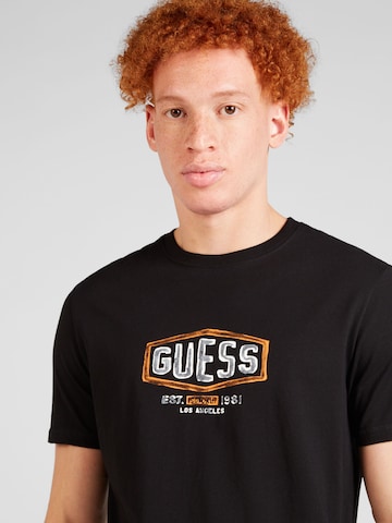 GUESS T-Shirt in Schwarz