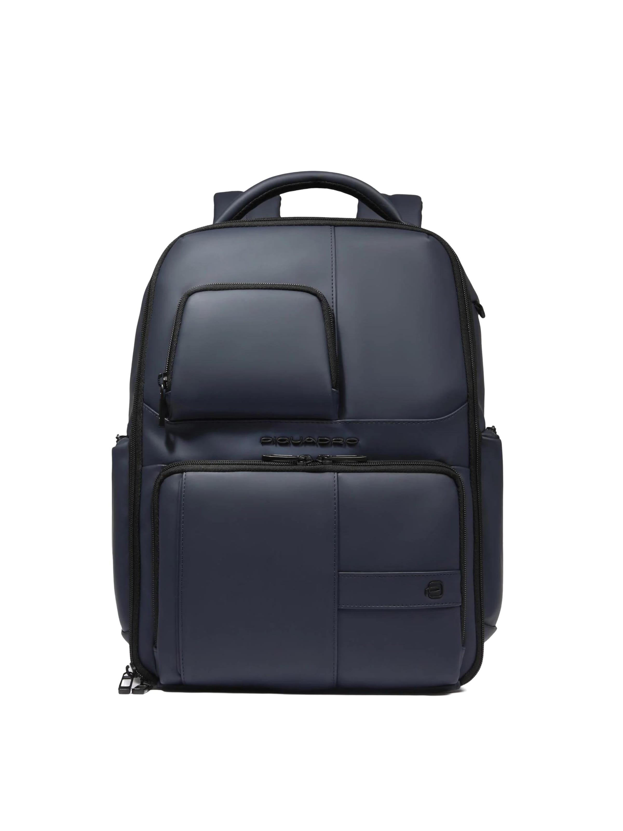 Sac à dos Piquadro en bleu : devant