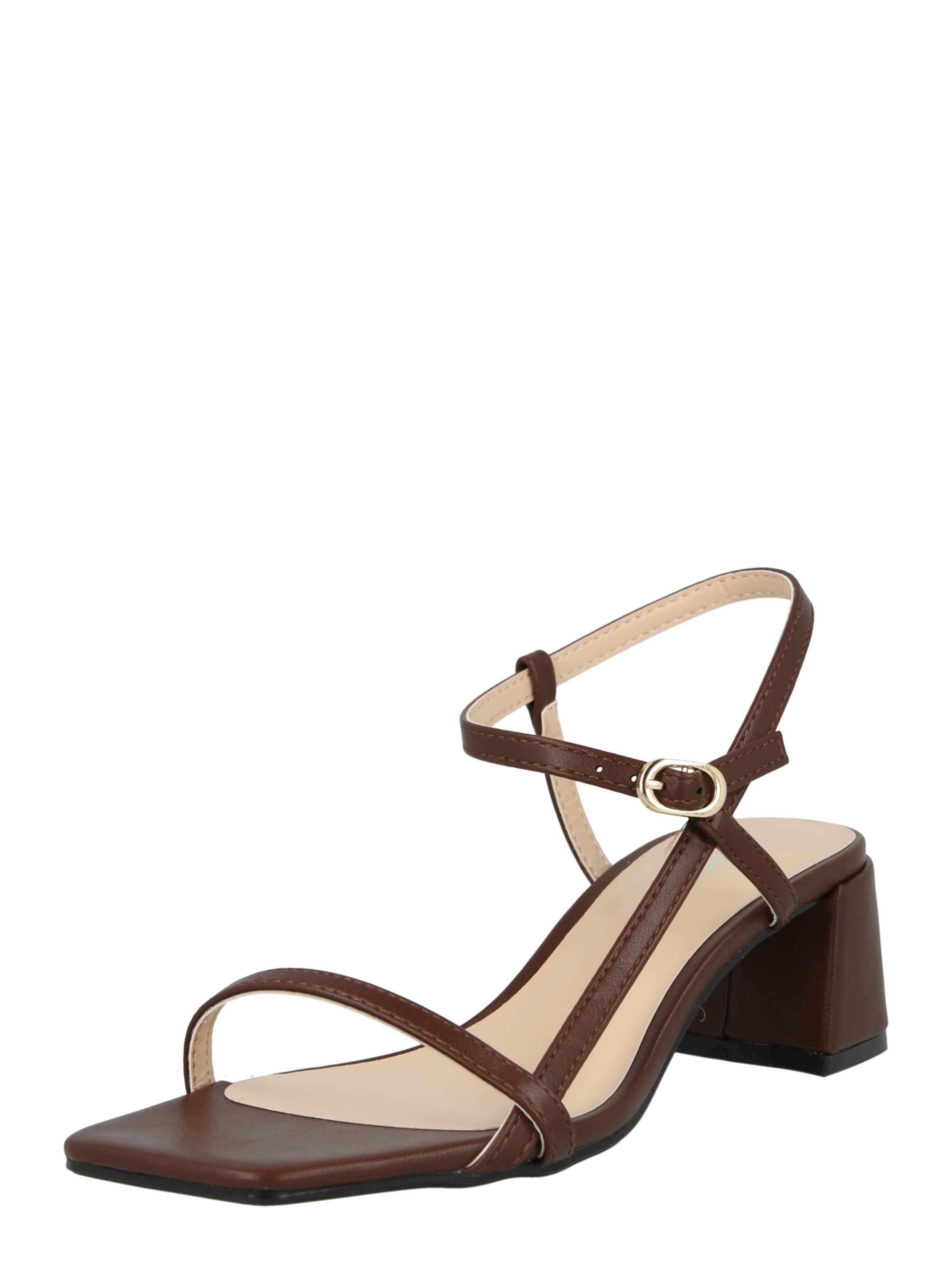 GLAMOROUS Босоножки в Коричневый: спереди