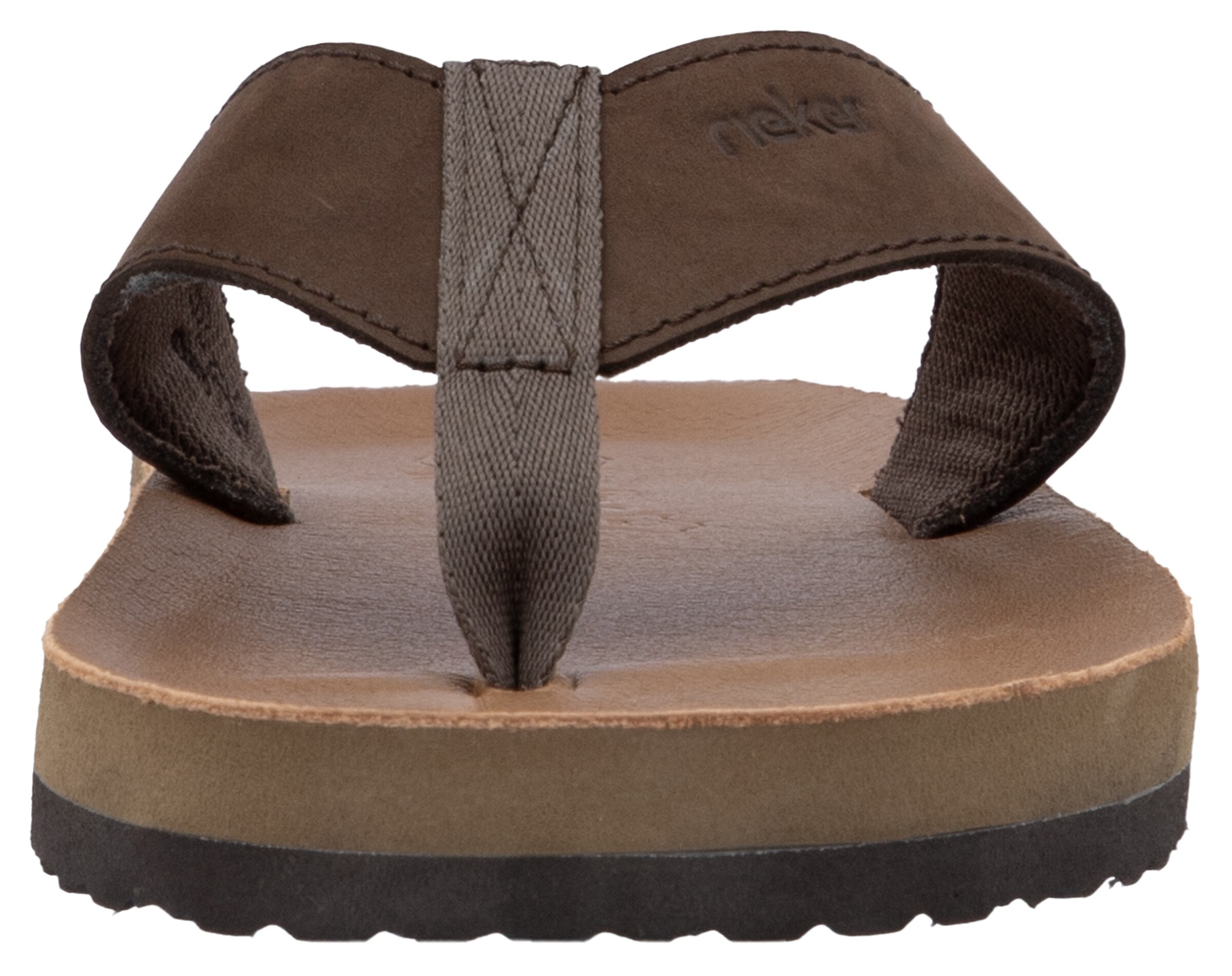 Rieker Teenslippers in Bruin