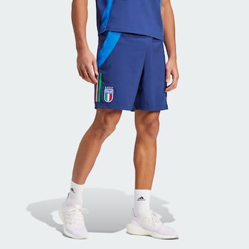 Regular Pantalon de sport 'DFB Tiro 24 Competition Downtime' ADIDAS PERFORMANCE en bleu