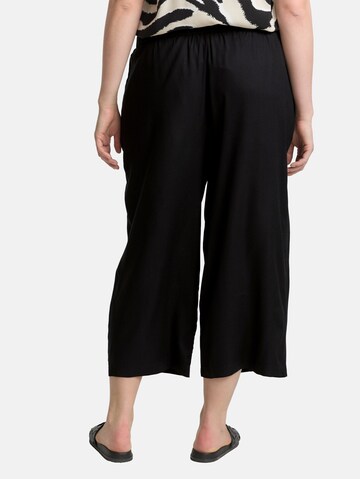 Wide Leg Pantalon Tom Tailor Women + en noir