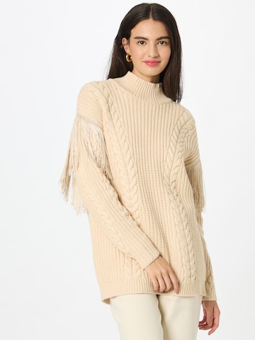 BRUUNS BAZAAR Sweater 'Simona Rianne' in Beige: front