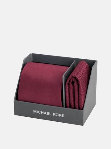 Michael Kors Slips 'MICHAEL KORS GIFT BOX SAPPHIRE SOLID 2 TIE CRAVATTA' i röd