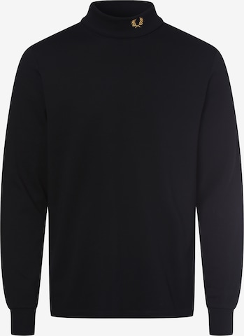 Fred Perry Shirt in Schwarz: front