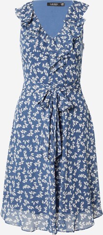 Lauren Ralph Lauren Zomerjurk in Blauw: voorkant