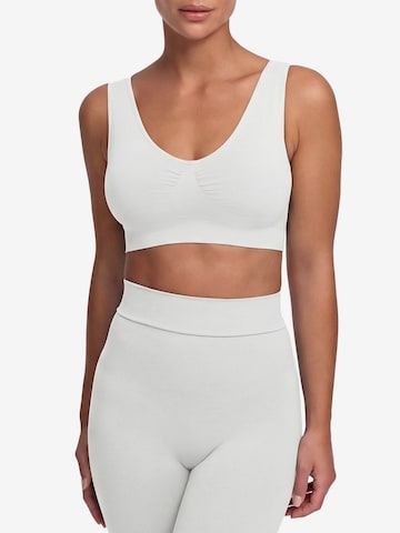 cfab (formerly creamy fabrics) Behå 'Comfy Bra' i vit: framsida