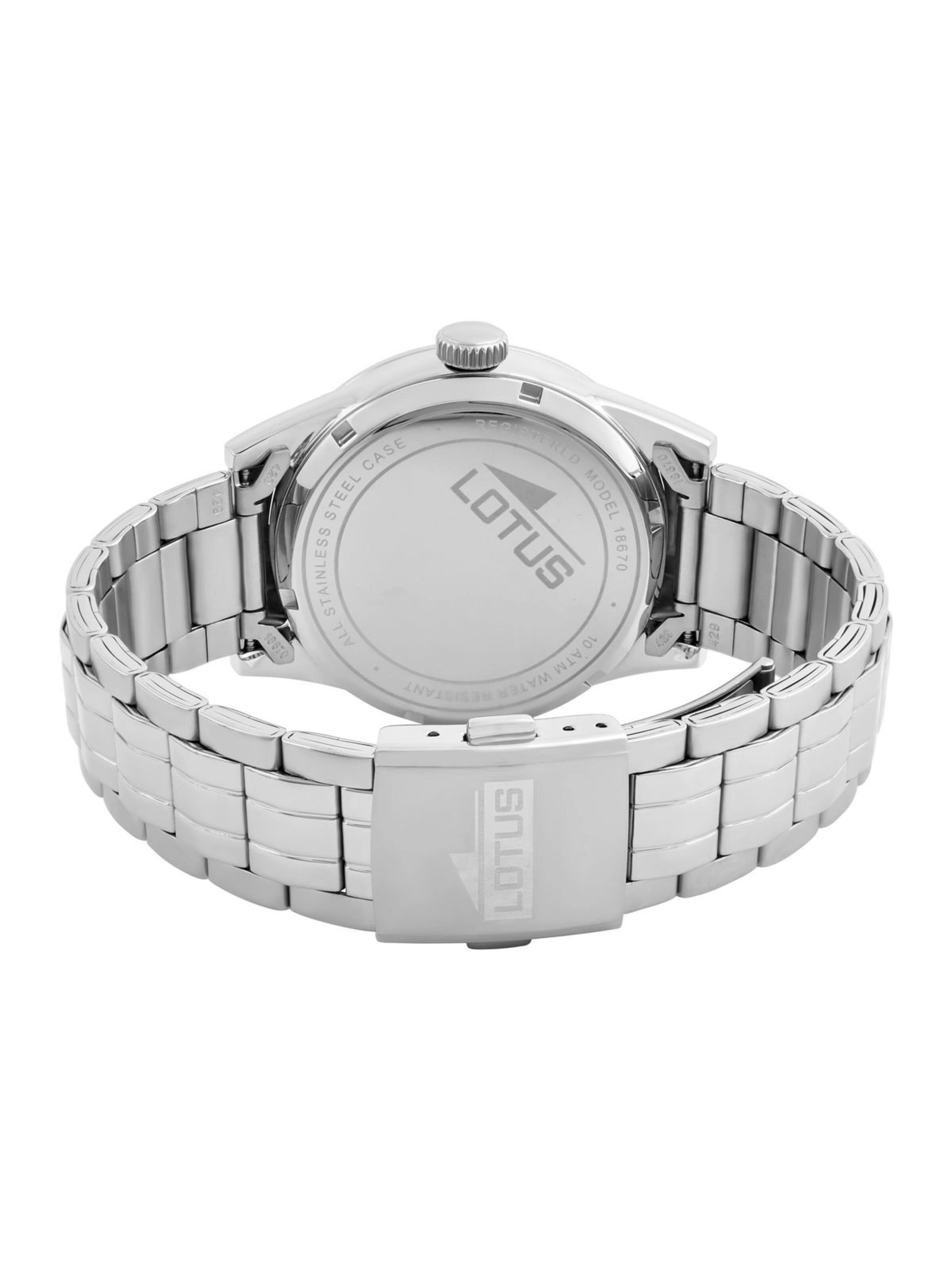 Lotus Analogové hodinky 'Watch Classics Steel' – černá