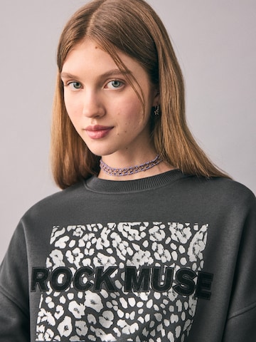 MANGO TEEN Sweatshirt 'MUSE' in Grey