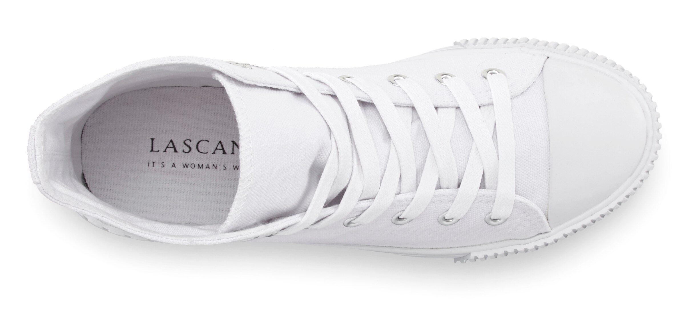 LASCANA Korkeavartiset tennarit värissä valkoinen