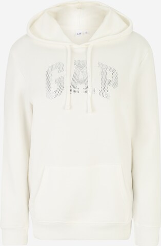 Gap Tall Sweatshirt 'HERITAGE' in Wit: voorkant