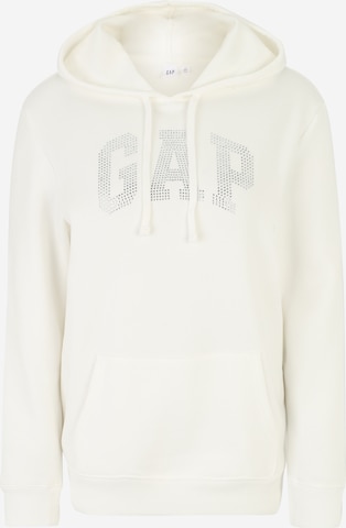 Gap Tall Sweatshirt 'HERITAGE' in White: front