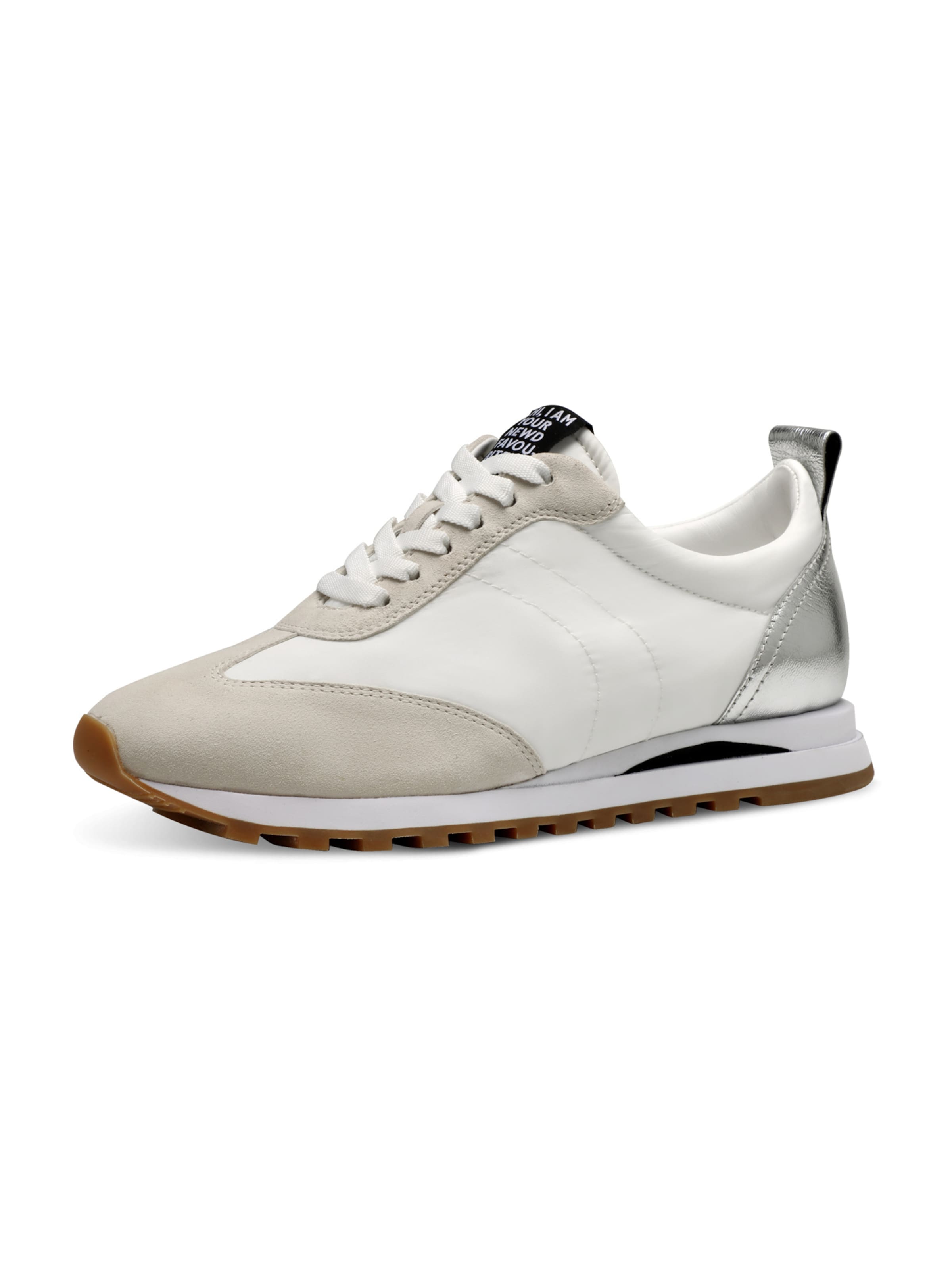 Sneaker bassa di NEWD in beige: frontale