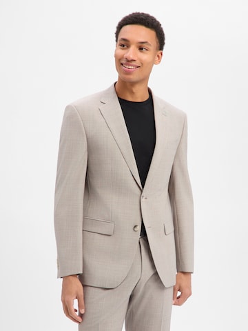HECHTER PARIS Regular fit Business Blazer in Beige: front