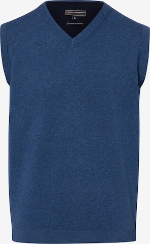 Finshley & Harding Sweater Vest in Blue: front