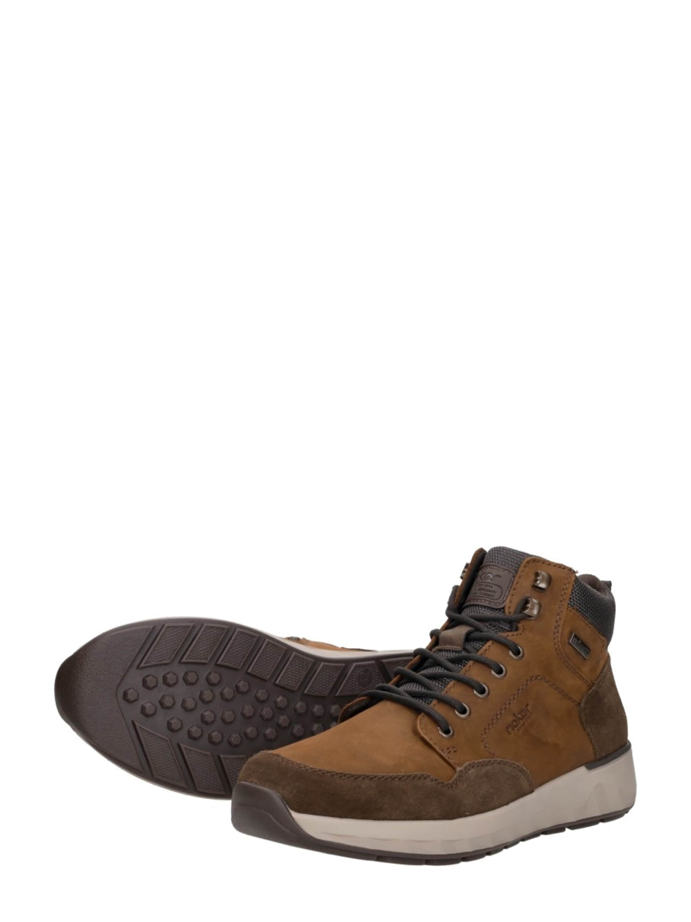 Bottes à lacets 'Veterschoenen Hoog' Rieker en marron