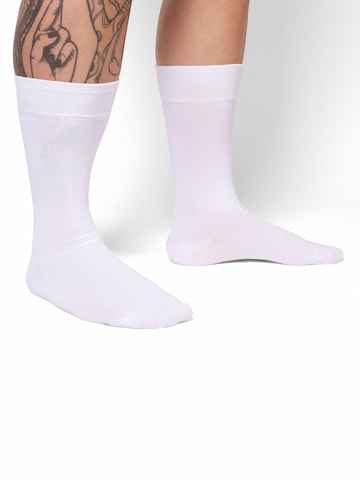 DillySocks Socks in White: front