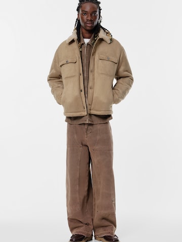 Pull&Bear Vinterjakke i beige: forside