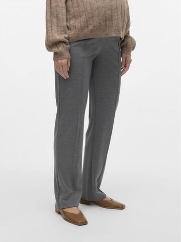 MAMALICIOUS - regular Pantalón 'MLCHRISSY' en gris: frente