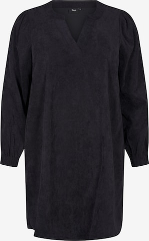 Zizzi Kleid 'VELENA' in Schwarz: Vorderseite