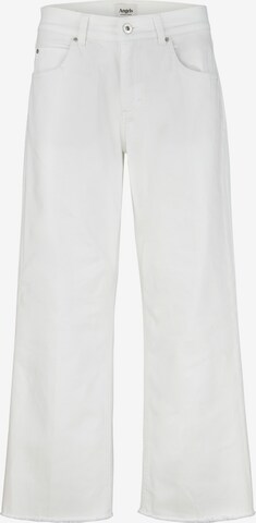Angels Wide leg Jeans 'Linn Fringe' in White: front