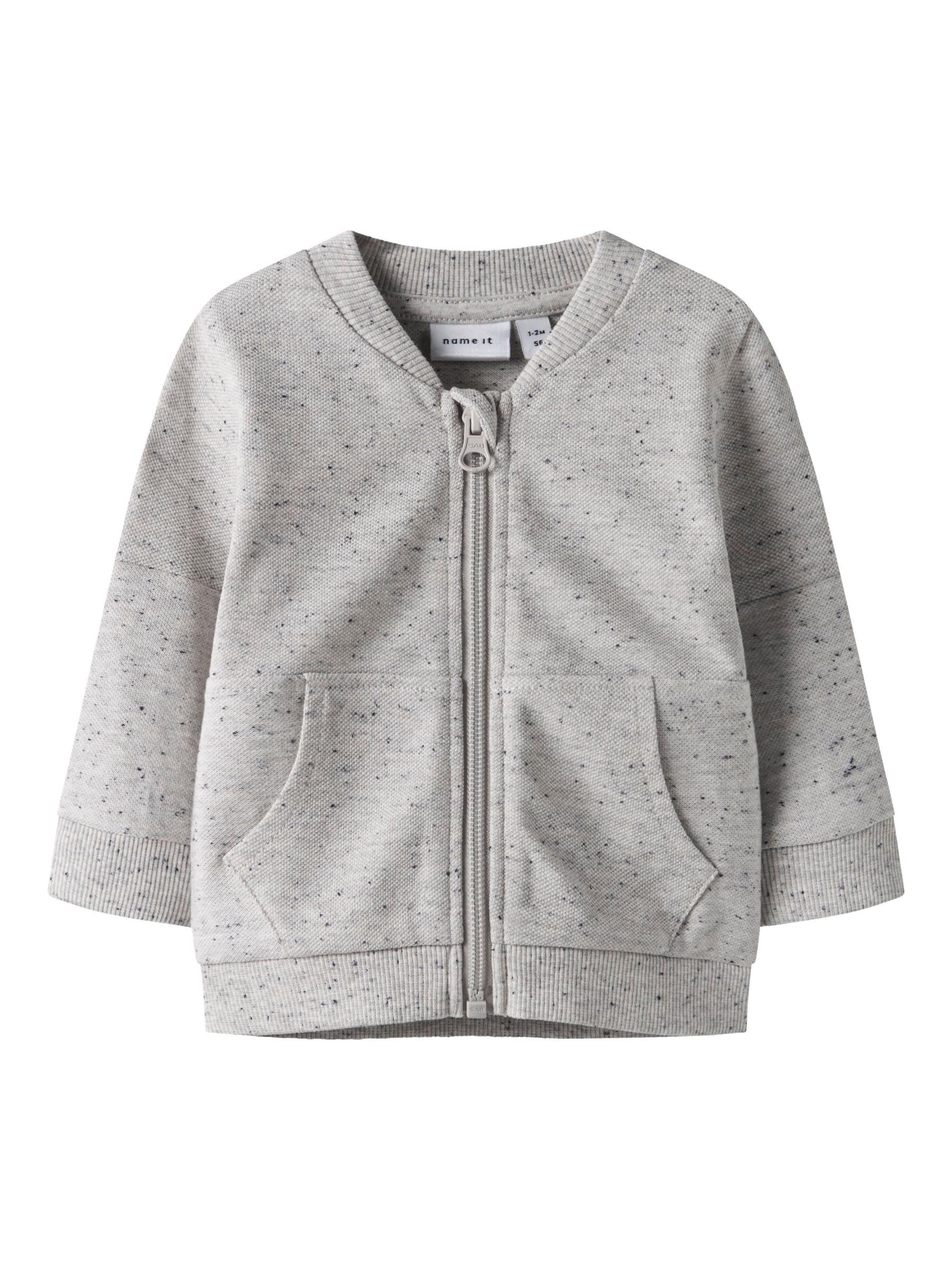 Veste de survêtement NAME IT en gris : devant