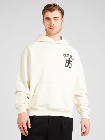 Tommy Jeans Sweatshirt in Beige: voorkant