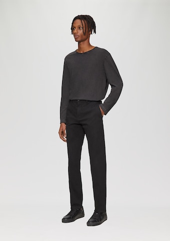 Coupe slim Pantalon QS en noir