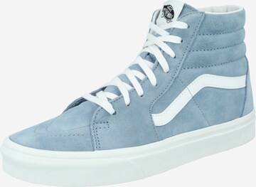 Baskets hautes VANS en bleu : devant