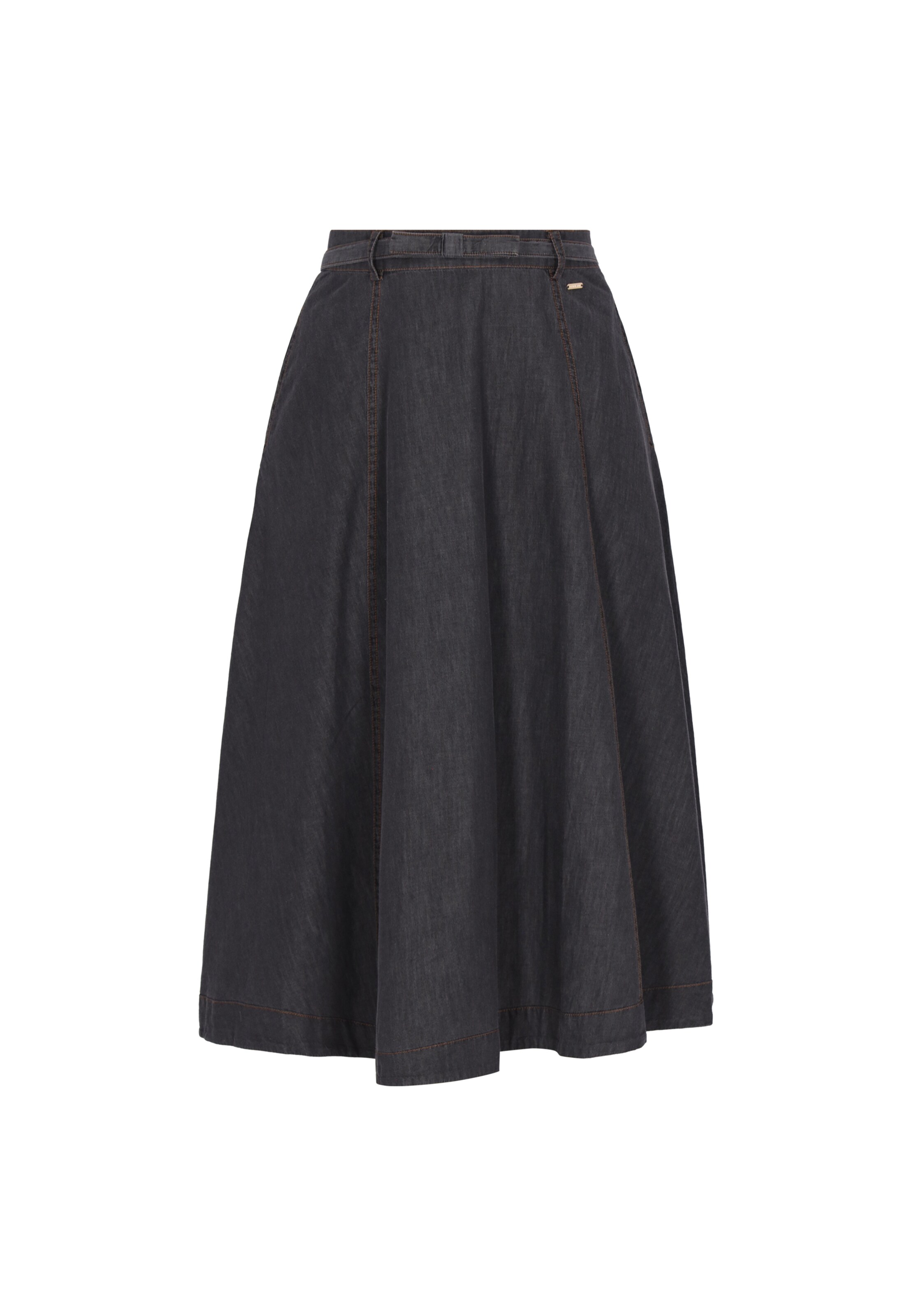 DreiMaster Vintage Skirt in Grey: front