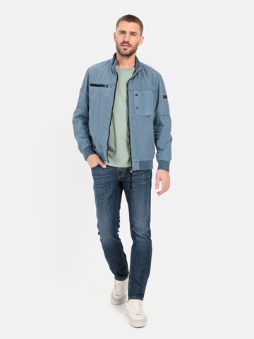 CAMEL ACTIVE Bomberjacke mit Stehkragen in Blau